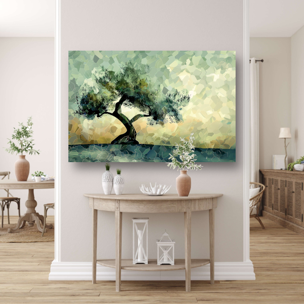 Impressionistische Lindeboom acrylglas