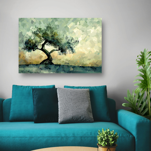 Impressionistische Lindeboom acrylglas