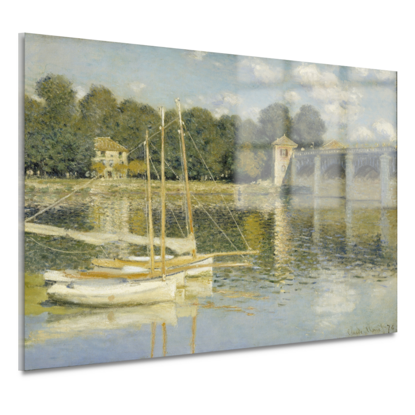 Le Pont dArgenteuil - Claude Monet acrylglas