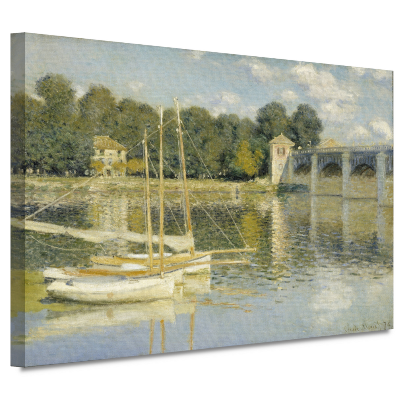 Le Pont dArgenteuil - Claude Monet canvas