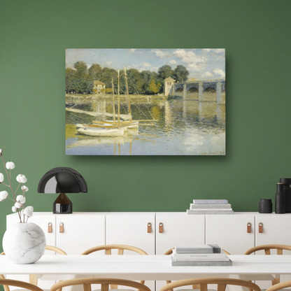 Le Pont dArgenteuil - Claude Monet poster