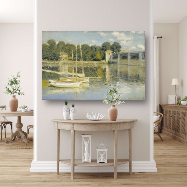 Le Pont dArgenteuil - Claude Monet poster