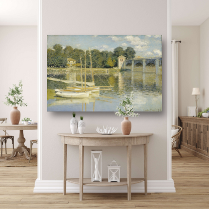Le Pont dArgenteuil - Claude Monet poster