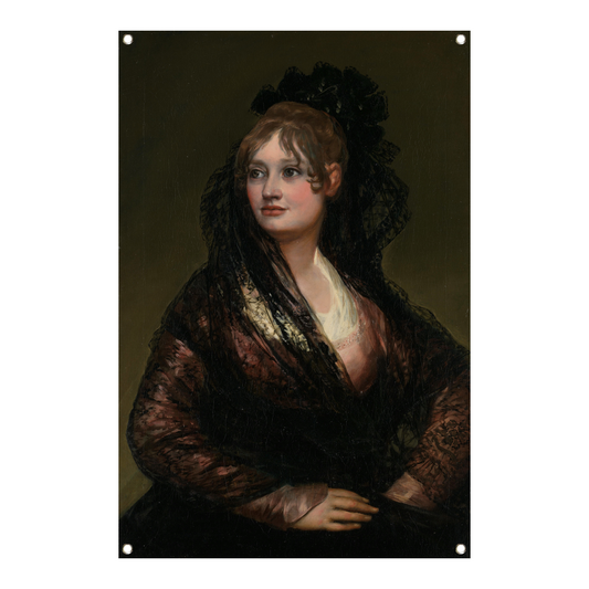 Portret van Doña Isabel Cobos de Porcel - Francisco Goya tuinposter