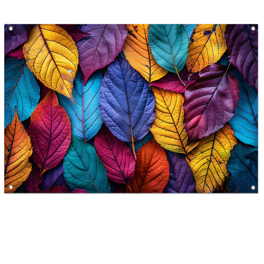 Abstract Bladeren Compositie tuinposter
