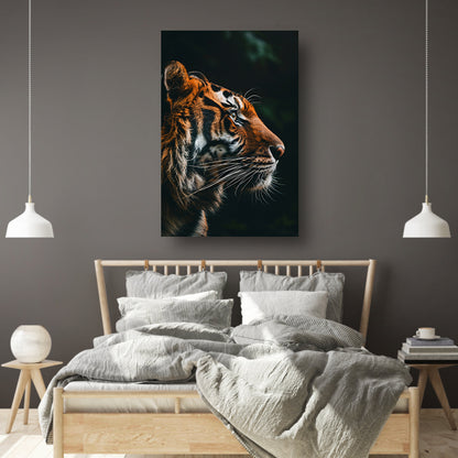 Portret van een tijger in de jungle poster