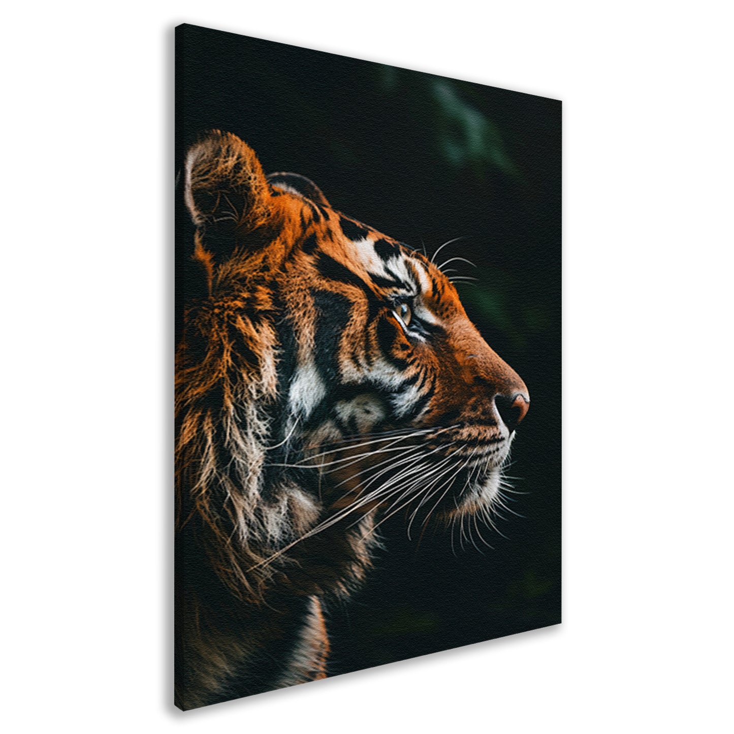 Portret van een tijger in de jungle canvas