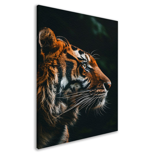 Portret van een tijger in de jungle canvas