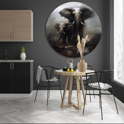 Minimalistische cirkel compositie forex muurcirkel