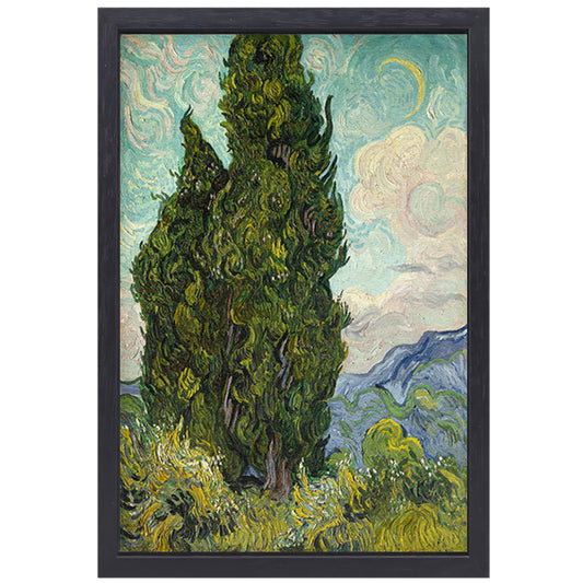 Cypresses - Vincent van Gogh canvas met baklijst