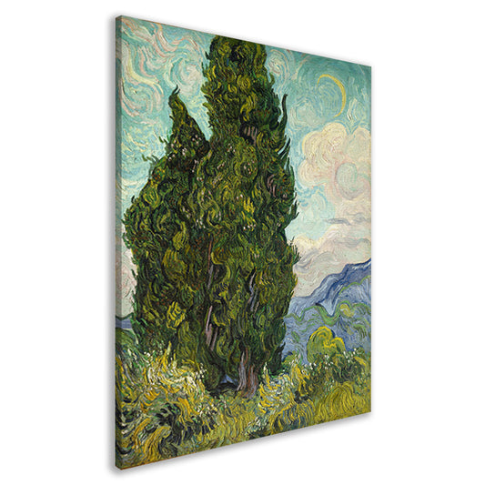 Cypresses - Vincent van Gogh canvas