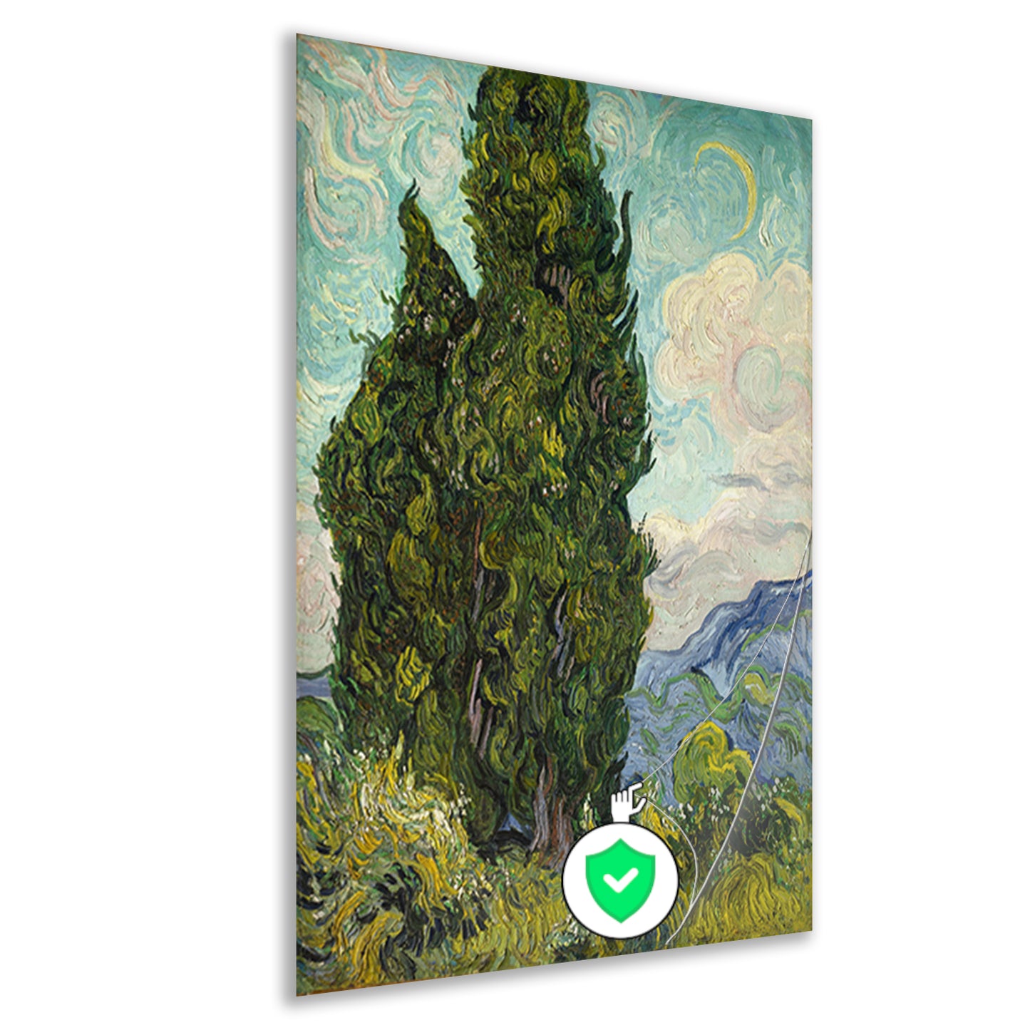 Cypresses - Vincent van Gogh poster