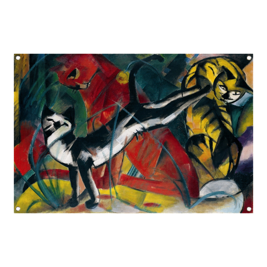 Drie Katten - Franz Marc tuinposter