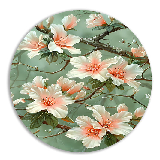 Sierlijke Bloemenpracht met Natuurlijke Elegance forex muurcirkel