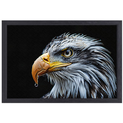 Krachtige Kale Adelaar canvas met baklijst