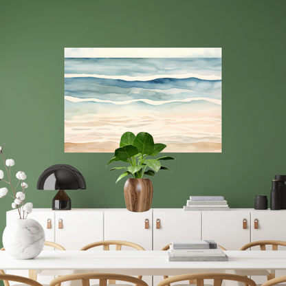 Stilte van de Ochtendgloren canvas met baklijst