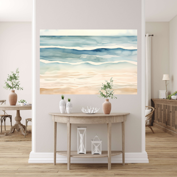 Stilte van de Ochtendgloren canvas met baklijst