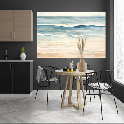 Stilte van de Ochtendgloren canvas met baklijst