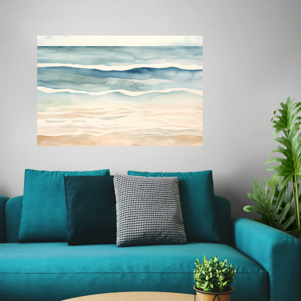 Stilte van de Ochtendgloren canvas met baklijst