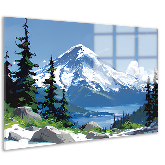 Eeuwige Sneeuwtop acrylglas