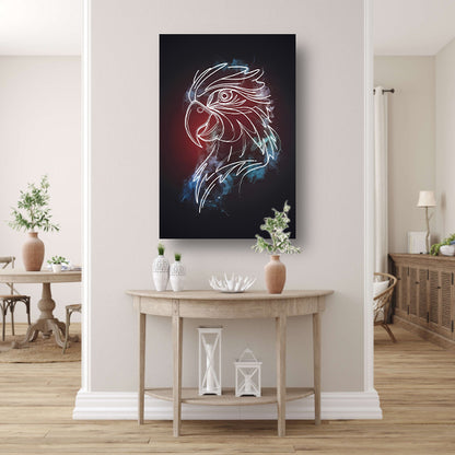 Dynamische Abstracte Adelaar in Kleur acrylglas