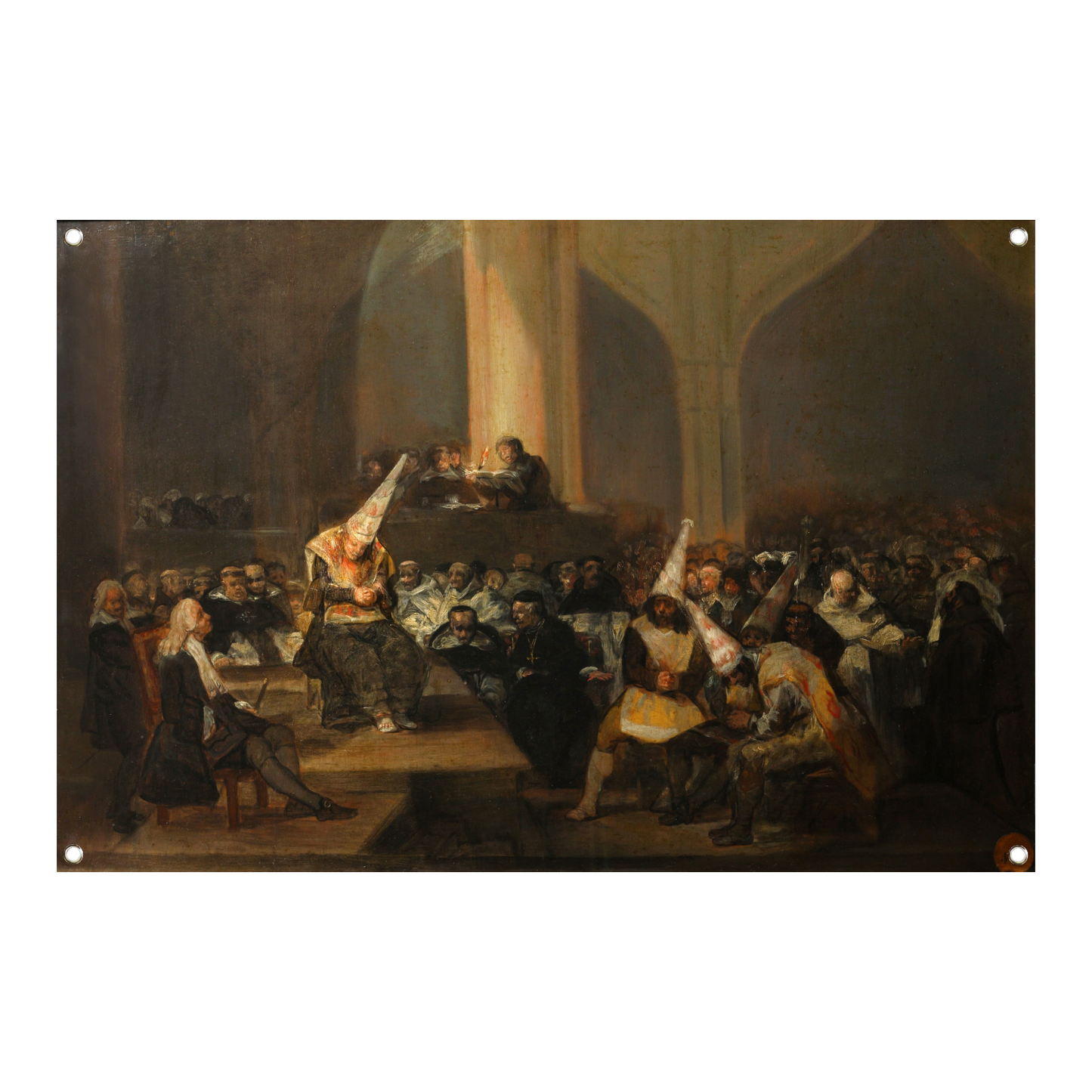 Scene of the Inquisition - Francisco Goya tuinposter