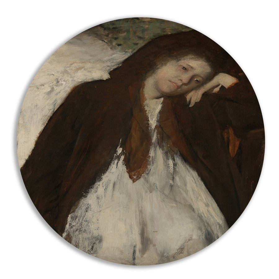 De herstellende - Edgar Degas forex muurcirkel